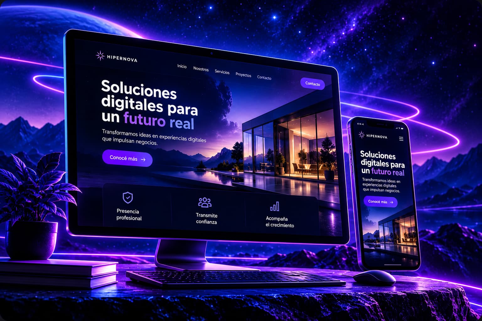 Sitio web institucional desarrollado por Hipernova
